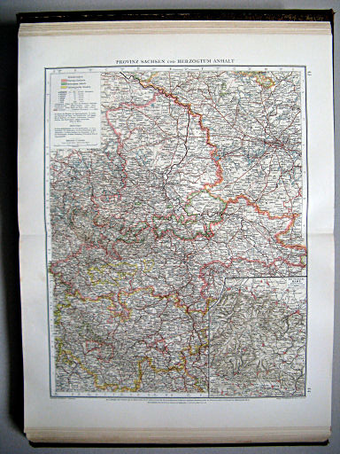Andrees Handatlas 1899
43.44. Provinz Sachsen und Herzogtum Anhalt