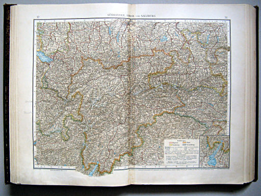 Andrees Handatlas 1899
57.58. Südbayern, Tirol und Salzburg