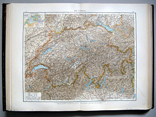 Andrees Handatlas 1899
67.68. Die Schweiz