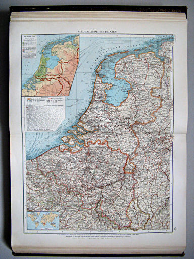 Andrees Handatlas 1899
69.70. Niederlande und Belgien