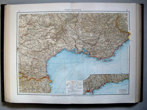 Andrees Handatlas 1899
81.82. Südost-Frankreich
