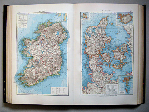 Andrees Handatlas 1899
91. Irland   92. Dänemark