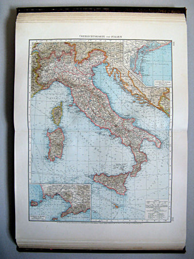 Andrees Handatlas 1899
101.102. Übersichtskarte von Italien