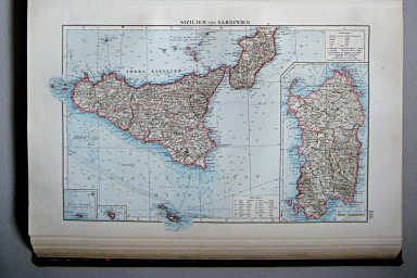 Andrees Handatlas 1899
106. Sizilien und Sardinien