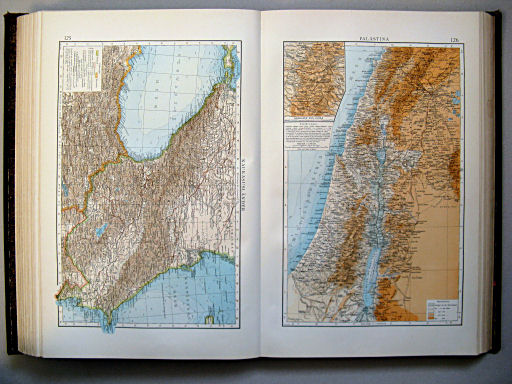 Andrees Handatlas 1899
125. Kaukasusländer   126. Palästina