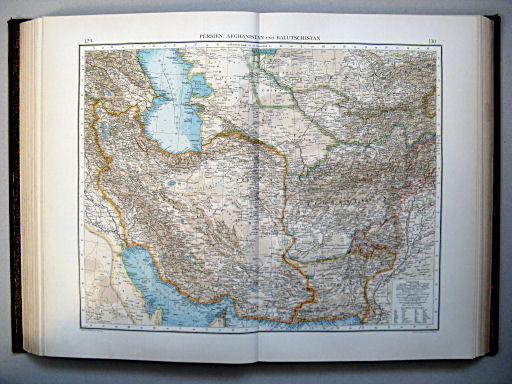 Andrees Handatlas 1899
129.130. Persien, Afghanistan und Balutschistan