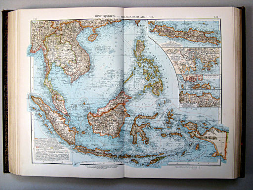 Andrees Handatlas 1899
137.138. Hinterindien und malayischer Archipel