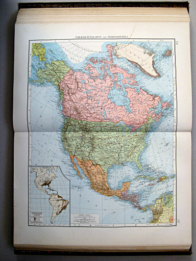 Andrees Handatlas 1899
156.157. Übersichtskarte von Nordamerika