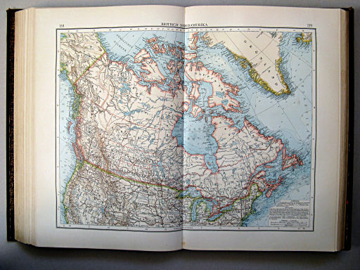 Andrees Handatlas 1899
158.159. Britisch Nordamerika