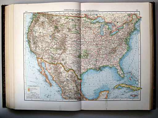 Andrees Handatlas 1899
160.161. Vereinigte Staaten von Nordamerika