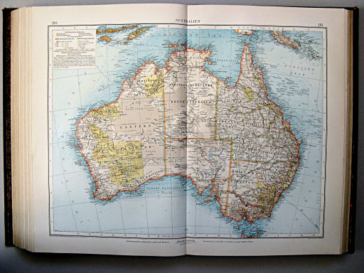 Andrees Handatlas 1899
180.181. Australien