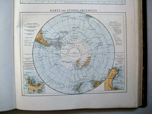 Andrees Handatlas 1899
186. Karte der Südpolargebiete