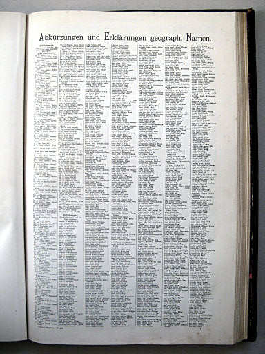 Andrees Handatlas 1899
Register blz. 1 / Index p. 1