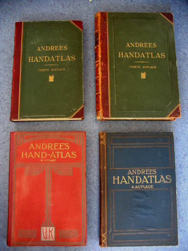 Andrees Handatlas
Banden 1899, 1901, 1903, 1904