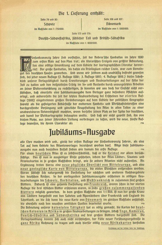 Andrees Handatlas 1905
Omslag eerste aflevering
(binnenkant links)