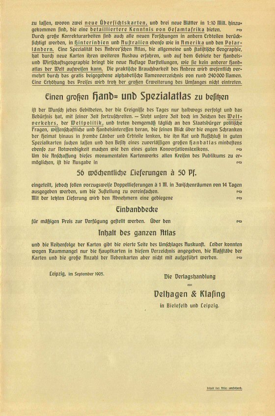 Andrees Handatlas 1905
Omslag eerste aflevering
(binnenkant rechts)