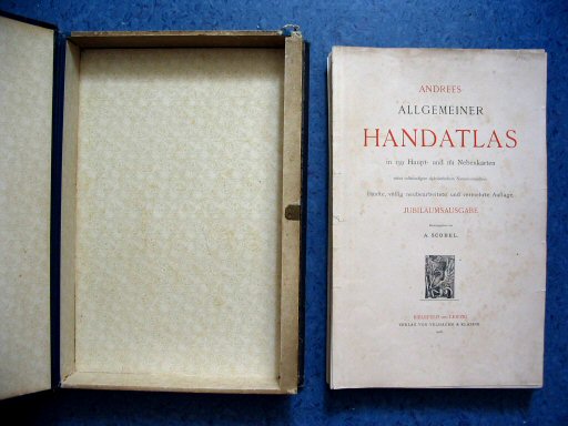 Andrees Handatlas 1906
Kaartendoos en kaarten