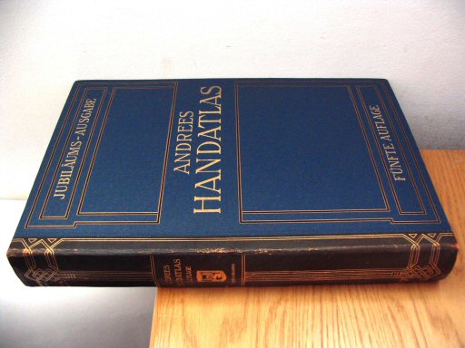 Andrees Handatlas 1907
Voorkant band en rug