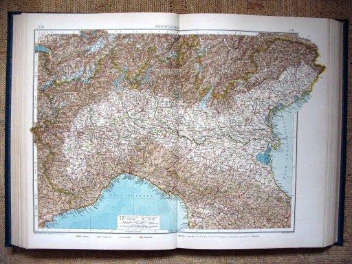 Andrees Handatlas 1907
Noord-Italië (kaart 118.119)