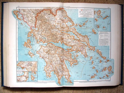 Andrees Handatlas 1907
Griekenland (kaart 123.124)