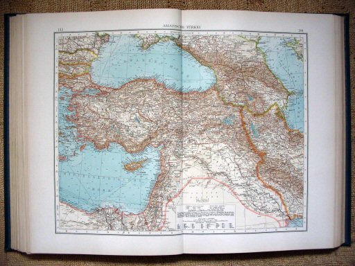 Andrees Handatlas 1907
Aziatisch Turkije (kaart 143.144)