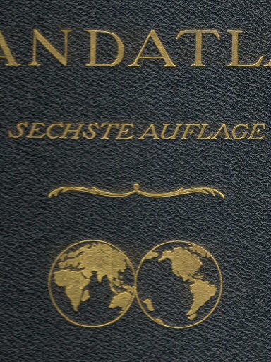 Andrees Handatlas 1914
Detail voorkant atlasband