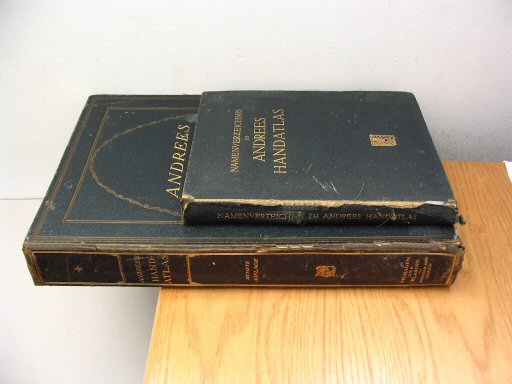 Andrees Handatlas 1914
Atlas en register