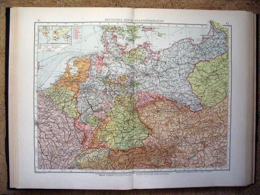Andrees Handatlas 1914
Duitsland (kaart 41.42)