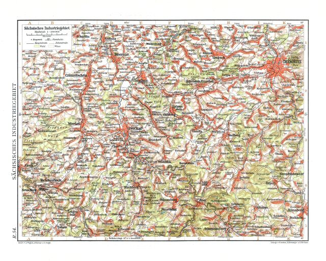 Andrees Handatlas 1914
Industriegebied Saksen (kaart R.54)