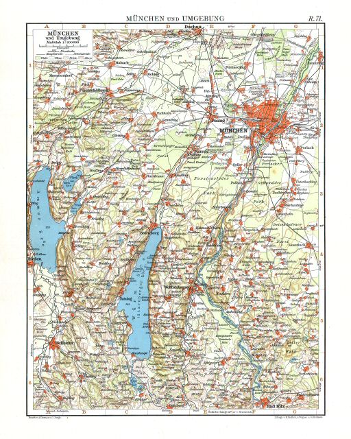 Andrees Handatlas 1914
München (kaart R.71)