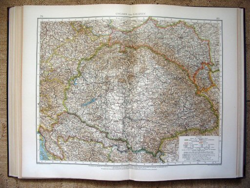 Andrees Handatlas 1914
Hongarije en Galicië (kaart 79.80)