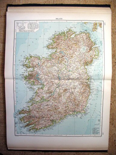Andrees Handatlas 1914
Ierland (kaart 109.110)