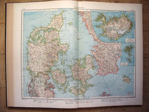 Andrees Handatlas 1914
Denemarken (kaart 113)
