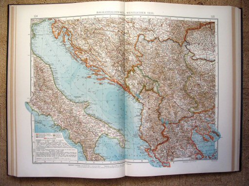 Andrees Handatlas 1914
Balkan, west (kaart 134.135)