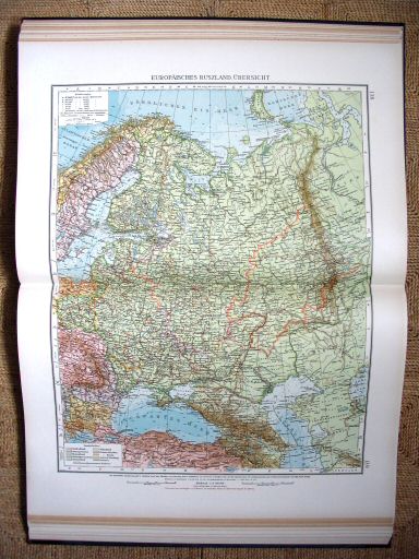 Andrees Handatlas 1914
Europees Rusland (kaart 138.139)