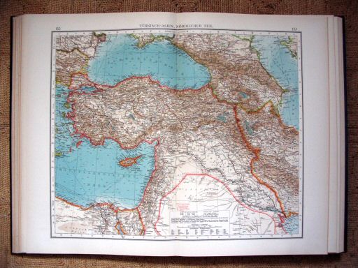 Andrees Handatlas 1906
Aziatisch Turkije (kaart 152.153)