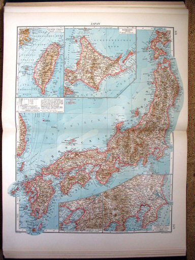 Andrees Handatlas 1914
Japan (kaart 168.169)
