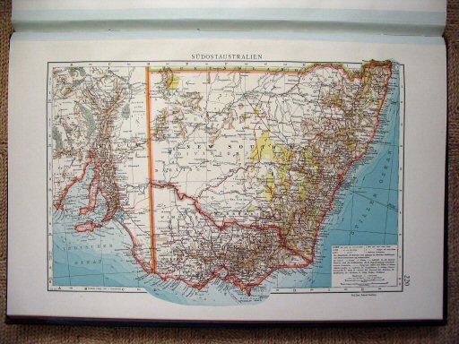 Andrees Handatlas 1914
Zuidoost-Australië (kaart 220)