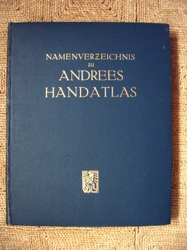 Andrees Handatlas 1921
Registerband
