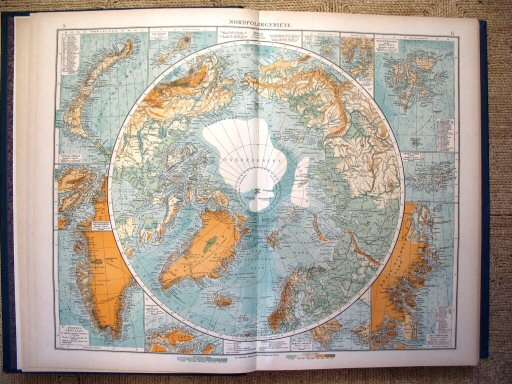 Andrees Handatlas 1921
Noordpool (kaart 5.6)