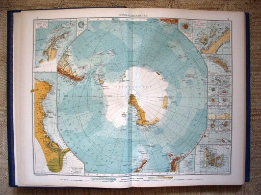 Andrees Handatlas 1921
Zuidpool (kaart 7.8)