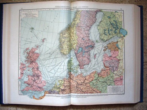 Andrees Handatlas 1921
Noord- en Oostzee (kaart 33.34)