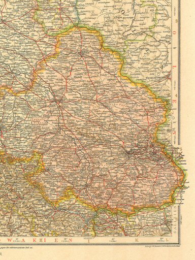 Andrees Handatlas 1921, 1e uitgave
Opper-Silezië (detail van kaart 51.52)