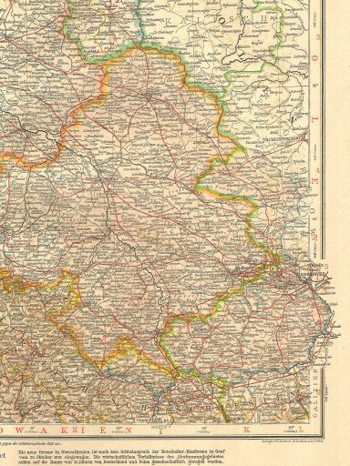 Andrees Handatlas 1921, 2e uitgave
Opper-Silezië (detail van kaart 51.52)