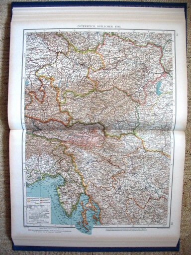 Andrees Handatlas 1921, 1e uitgave
Oost-Oostenrijk (kaart 77.78)