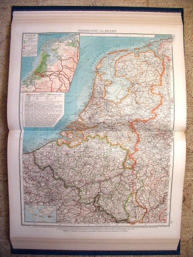 Andrees Handatlas 1921
Nederland, België (kaart 85.86)