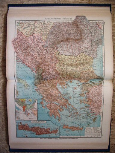 Andrees Handatlas 1921
Balkan (kaart 130.131)