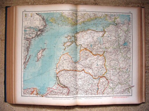 Andrees Handatlas 1921 (7.2. Auflage)
140.141. Baltische Länder