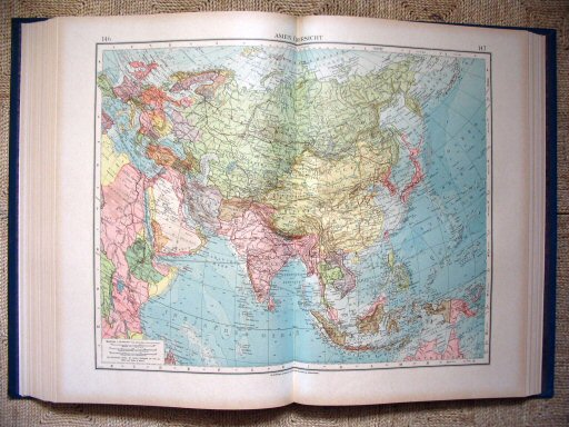 Andrees Handatlas 1921
Azië (kaart 146.147)