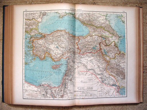 Andrees Handatlas 1921
Midden-Oosten (kaart 152.153)